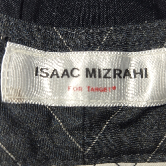 Isaac Mizrahi Women's 4 Wide Leg Pinstripe Pants - Picture 8 of 12